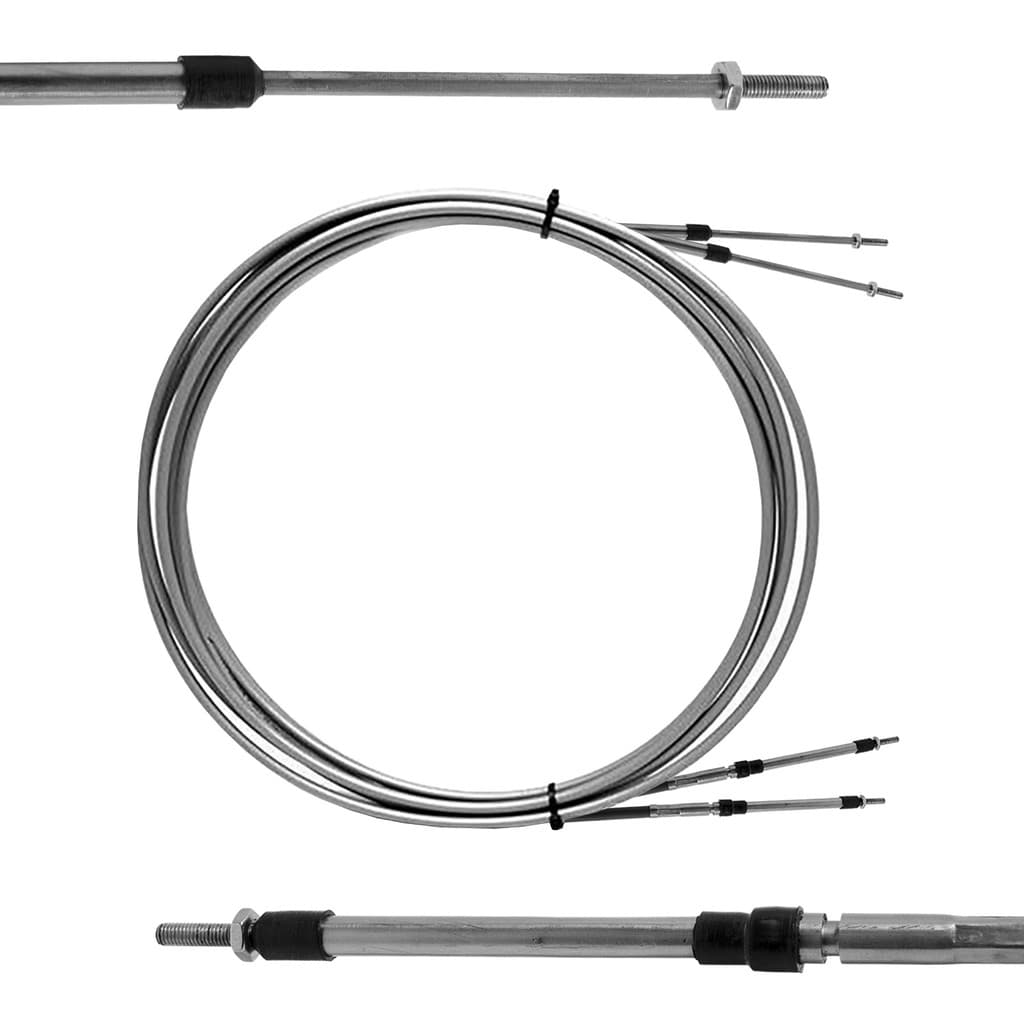 Par Cabo Comando Motor Yamaha Suzuki Mercury 8 Pés 2,44 m