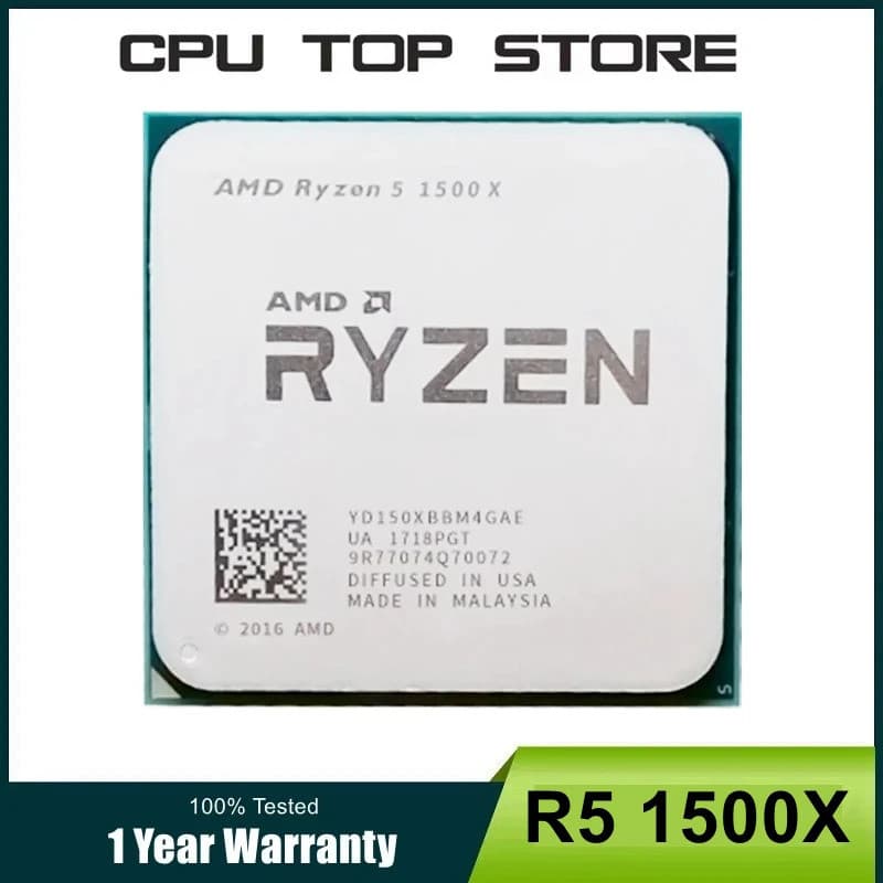Processador AMD Ryzen 5 R5 1500X Z.5Ghz CH-Core de 8 Núcleos