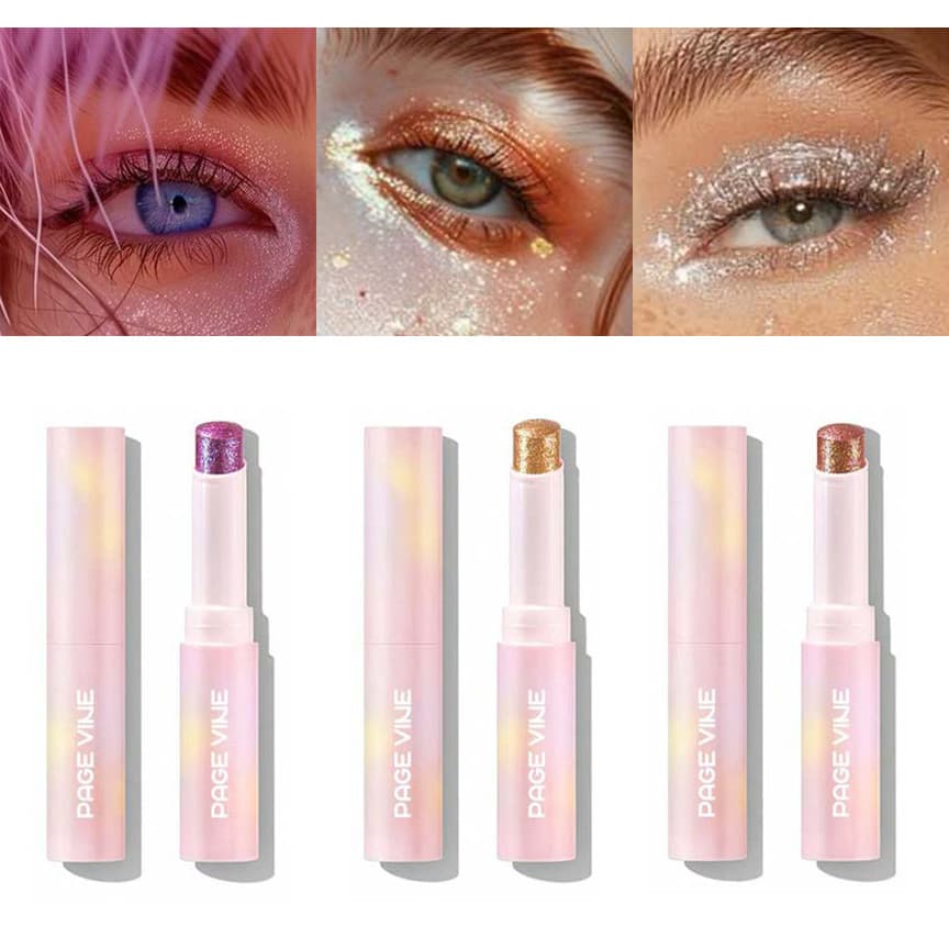 6 Cores Super Flash Sombra Vara Hidratante Geléia Textura Perolado Diamante Shimmer Iluminando Contorno Maquiagem Brilha