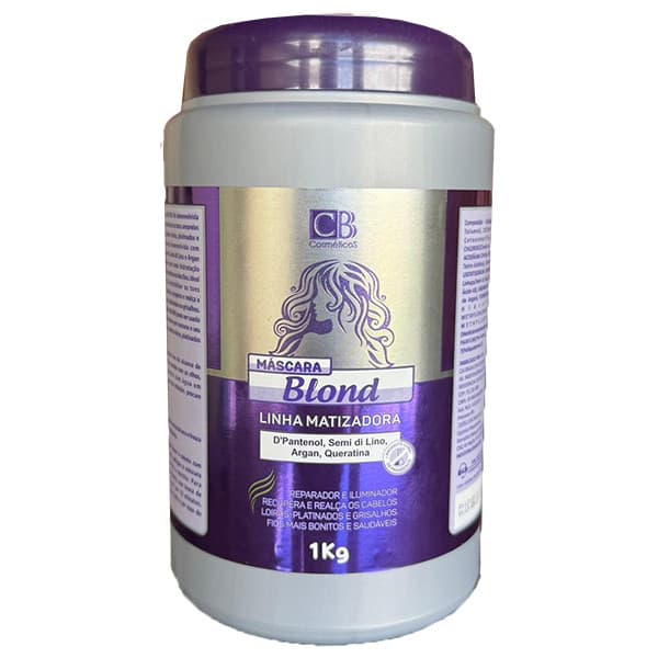 Máscara Matizadora BLOND 1Kg CB Cosméticos