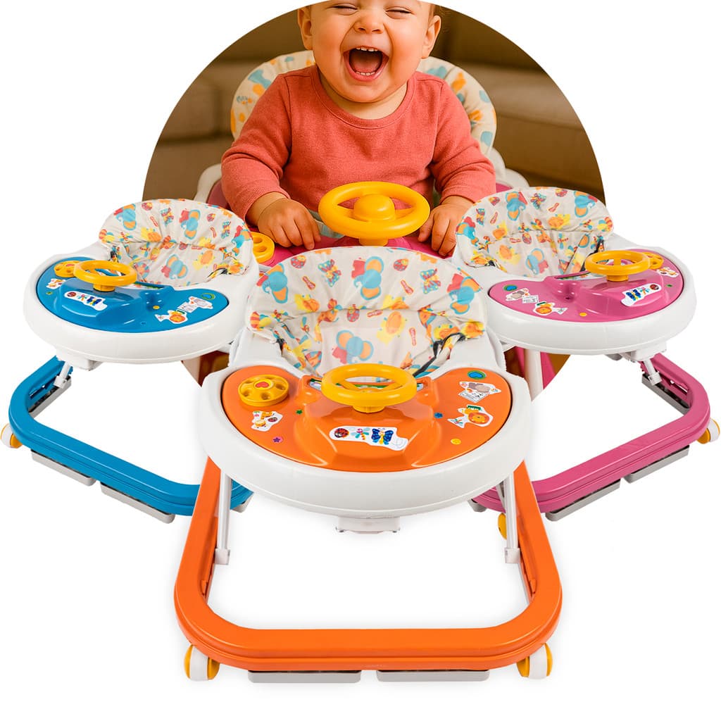 Andador Infantil Bebê 4m+ Até 12kg Menino Menina Styll Baby