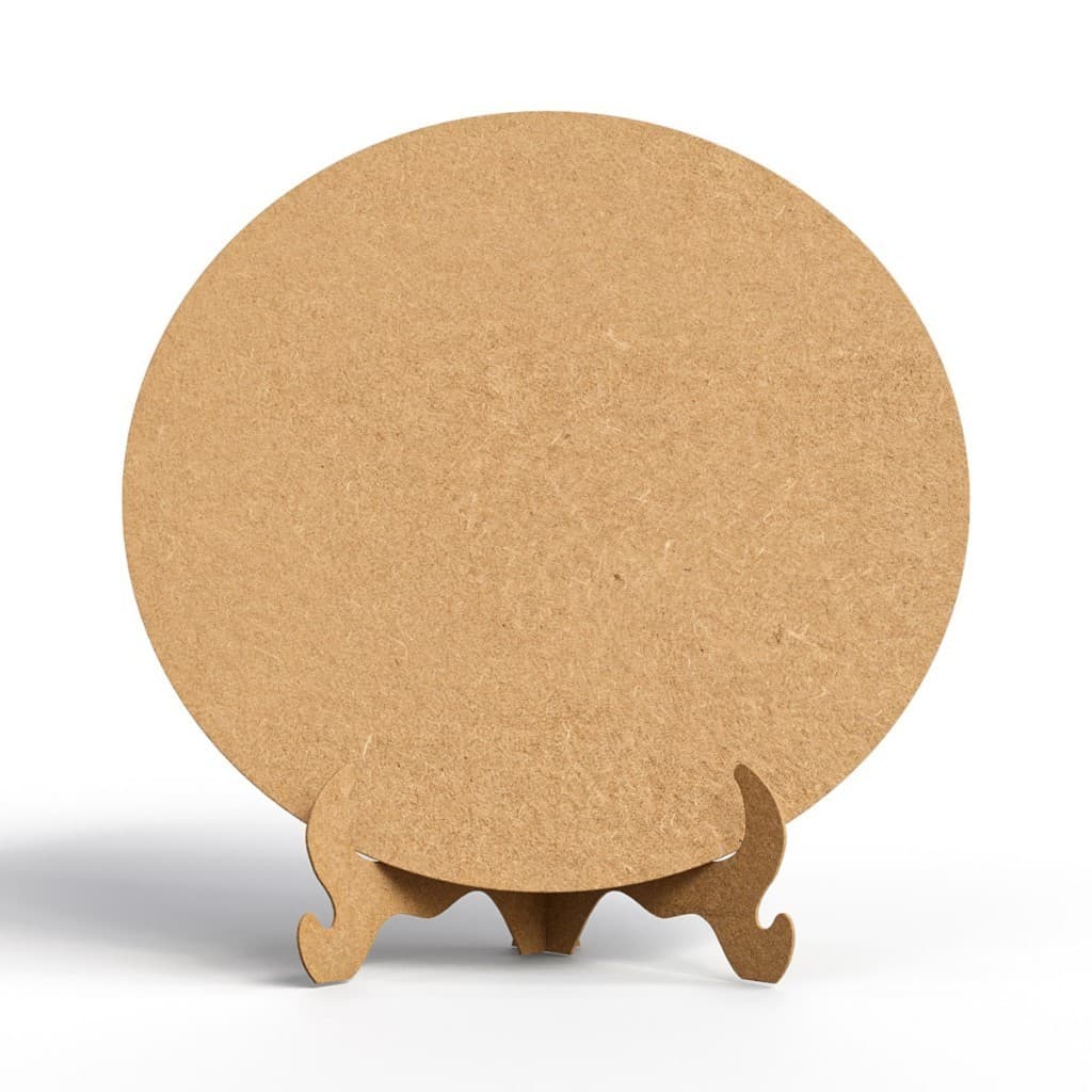 Oferta Painel Redondo 50cm Diâmetro com suporte Cenário Para Festas de Aniversário em MDF