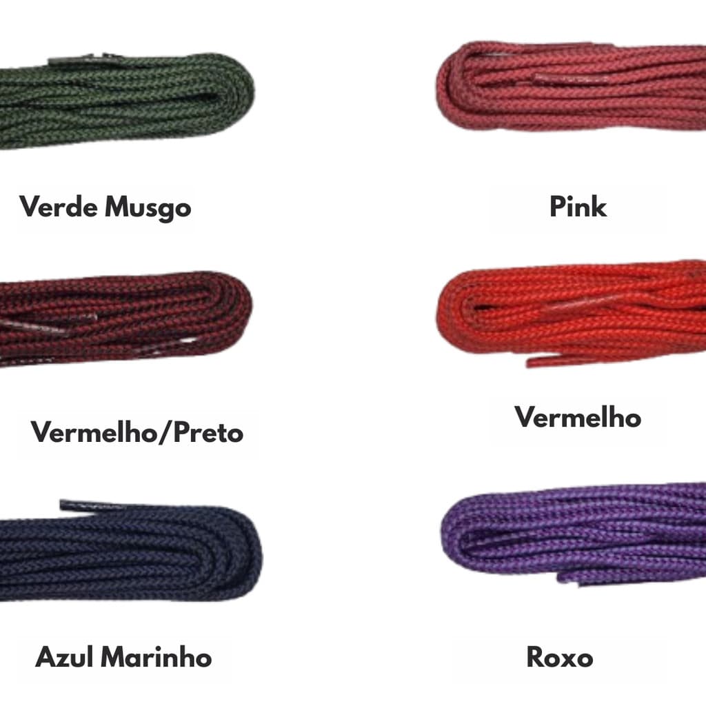 Cadarço para Calçados Botas Tênis Varias Cores