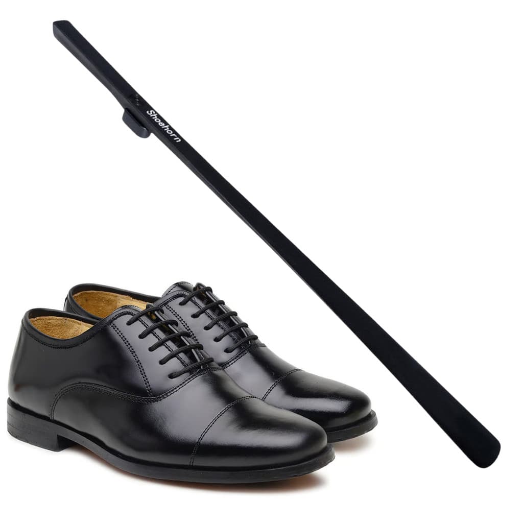 Calçadeira De Tênis E Calçados preta 63cm plástica