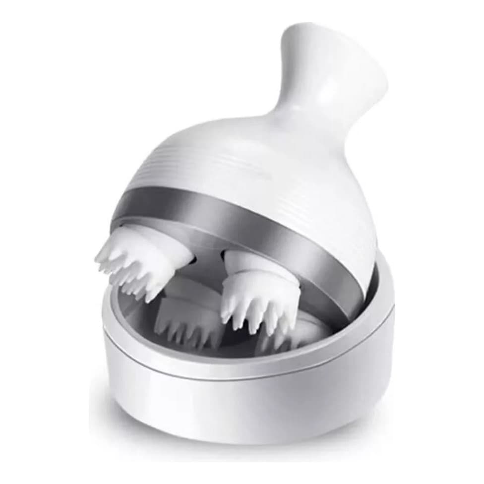 USB Massagem Elétrica De Cabeça De Couro Cabeludo Massageador Elétrico Garra Recarregável Relaxante