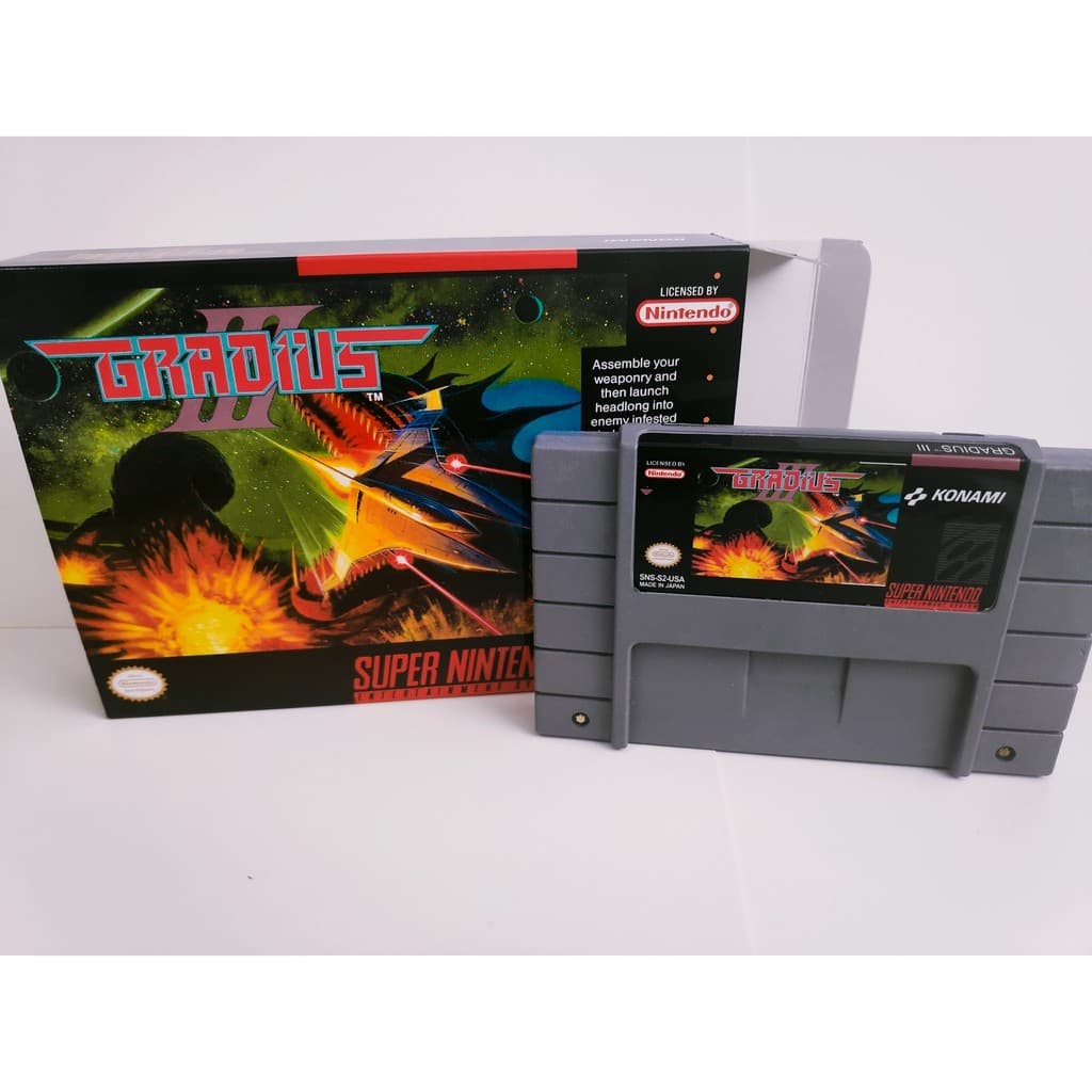 Jogo Gradius III com caixa lacrado