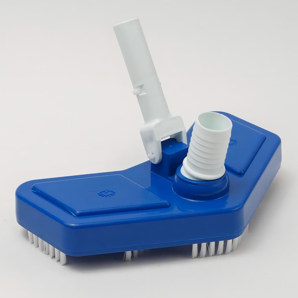 Aspirador Escova Brustec Para Limpeza De Piscina Cor Azul
