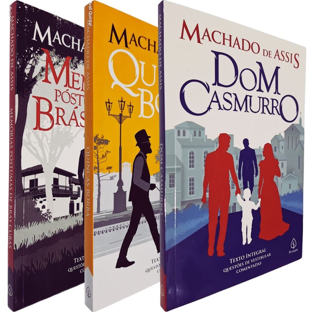 3 Livros Realismo de Machado de Assis