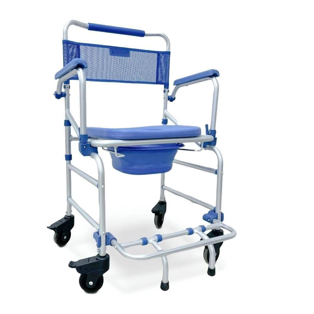 Cadeira de Banho Alumínio Dellamed Dobrável até 135Kg D55 1000464