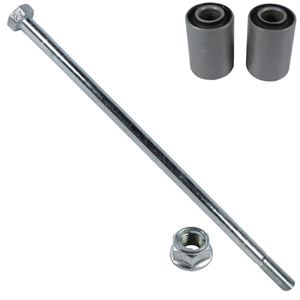 Eixo kit quadro elástico balança completo C100 Biz 1998 a 2005 com porca e buchas