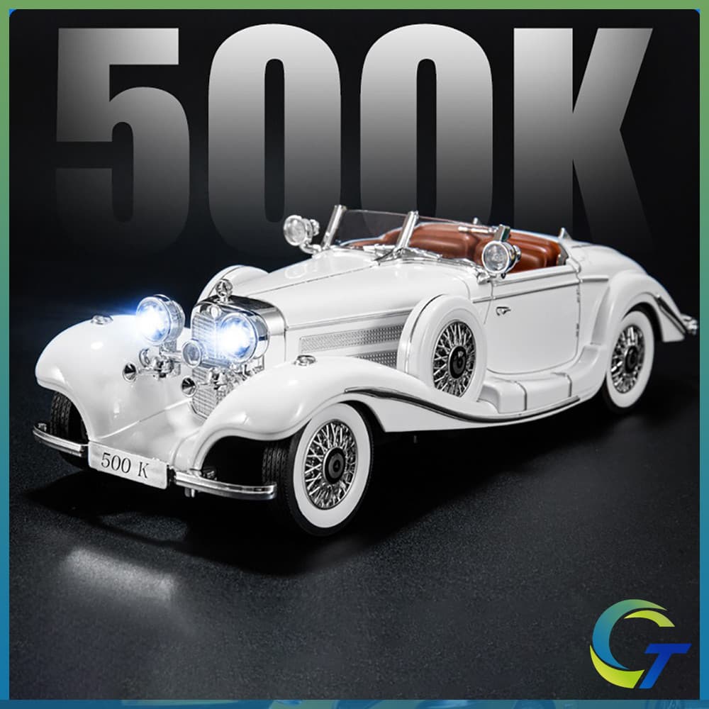 1 : 18 Mercedes-Benz 500K Clássico Diecast Brinquedos Modelo De Carro Carros Liga Brinquedo Coleção Presente Para Menino