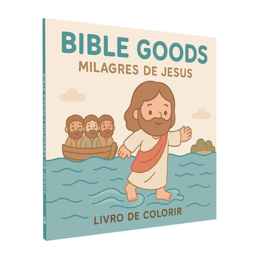 Bible Goods Milagres de Jesus - Livro de Colorir Infantil