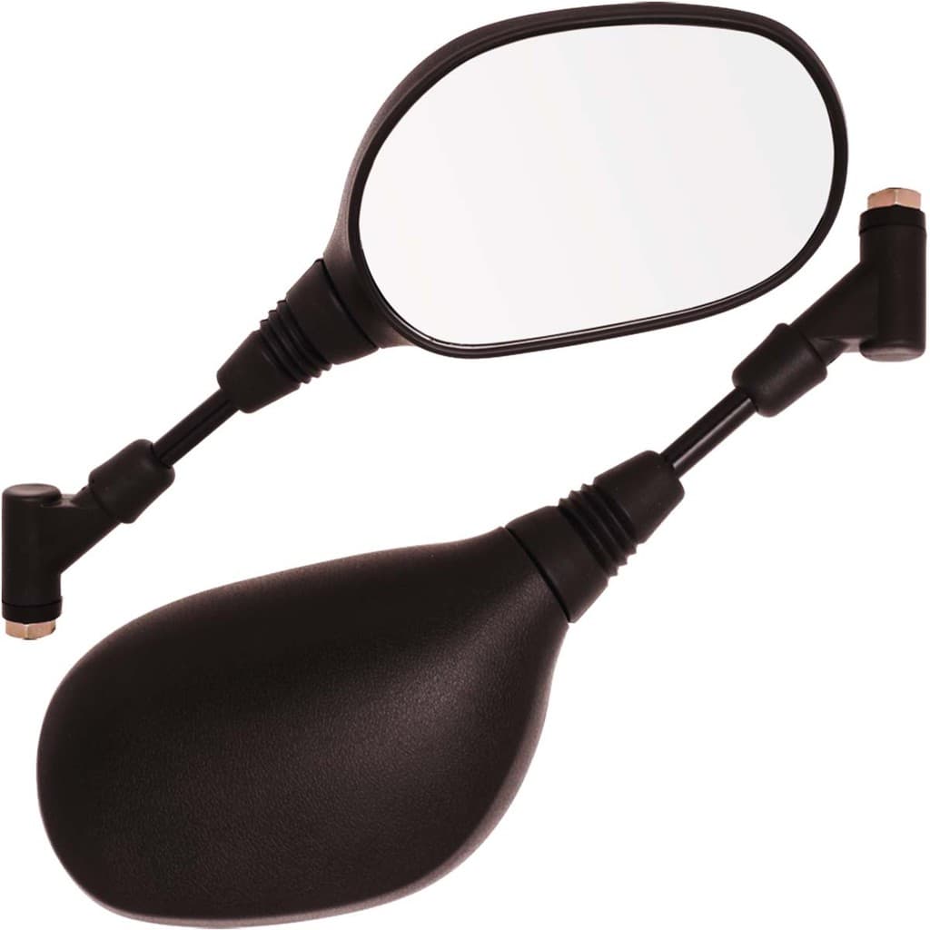 Retrovisor espelho moto modelo XT660 Fixo Lente Plana Haste normal Yamaha YBR125 YBR150 Fazer MT03 MT07 MT09 XTZ Par