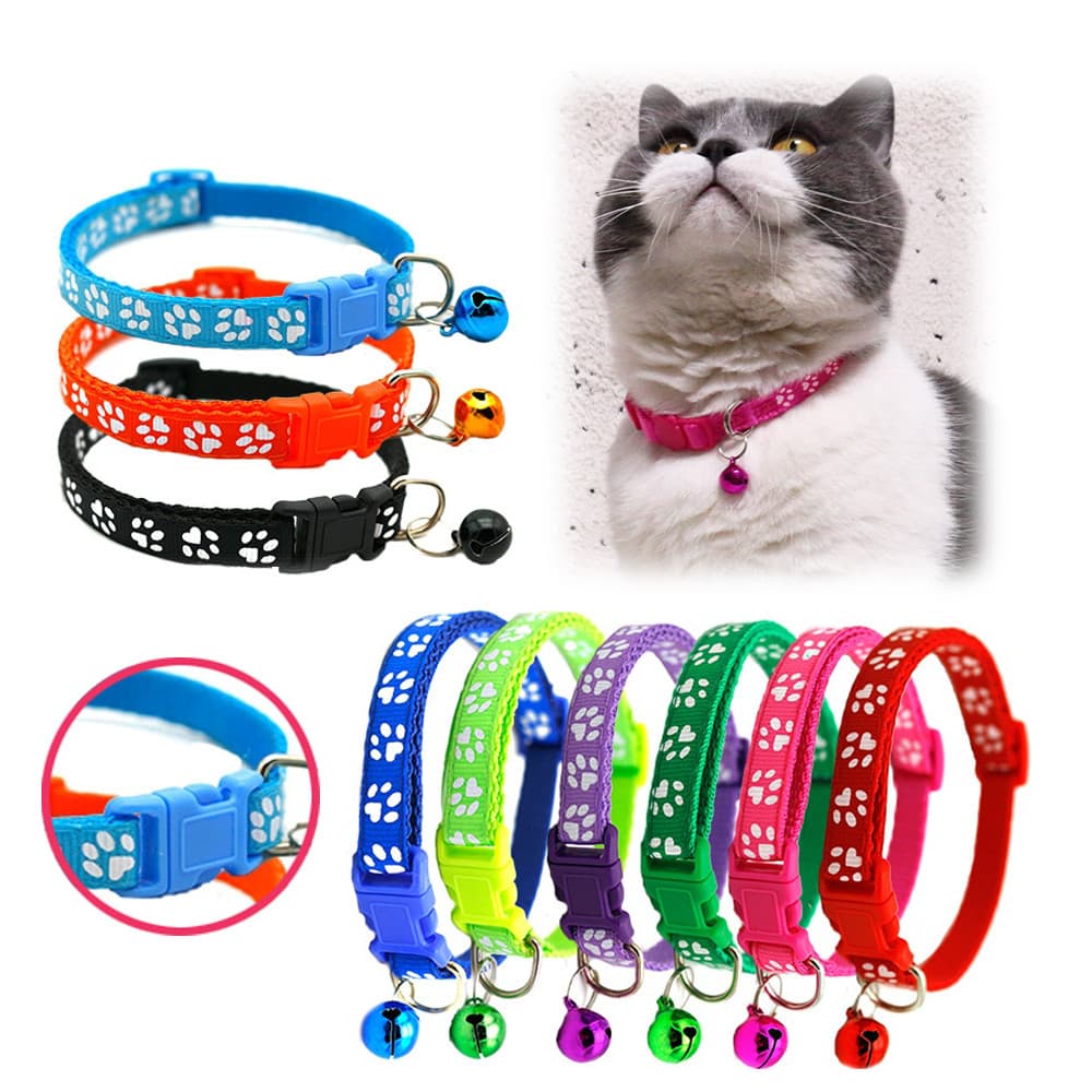 Coleira De Cachorro Com Gato Sino