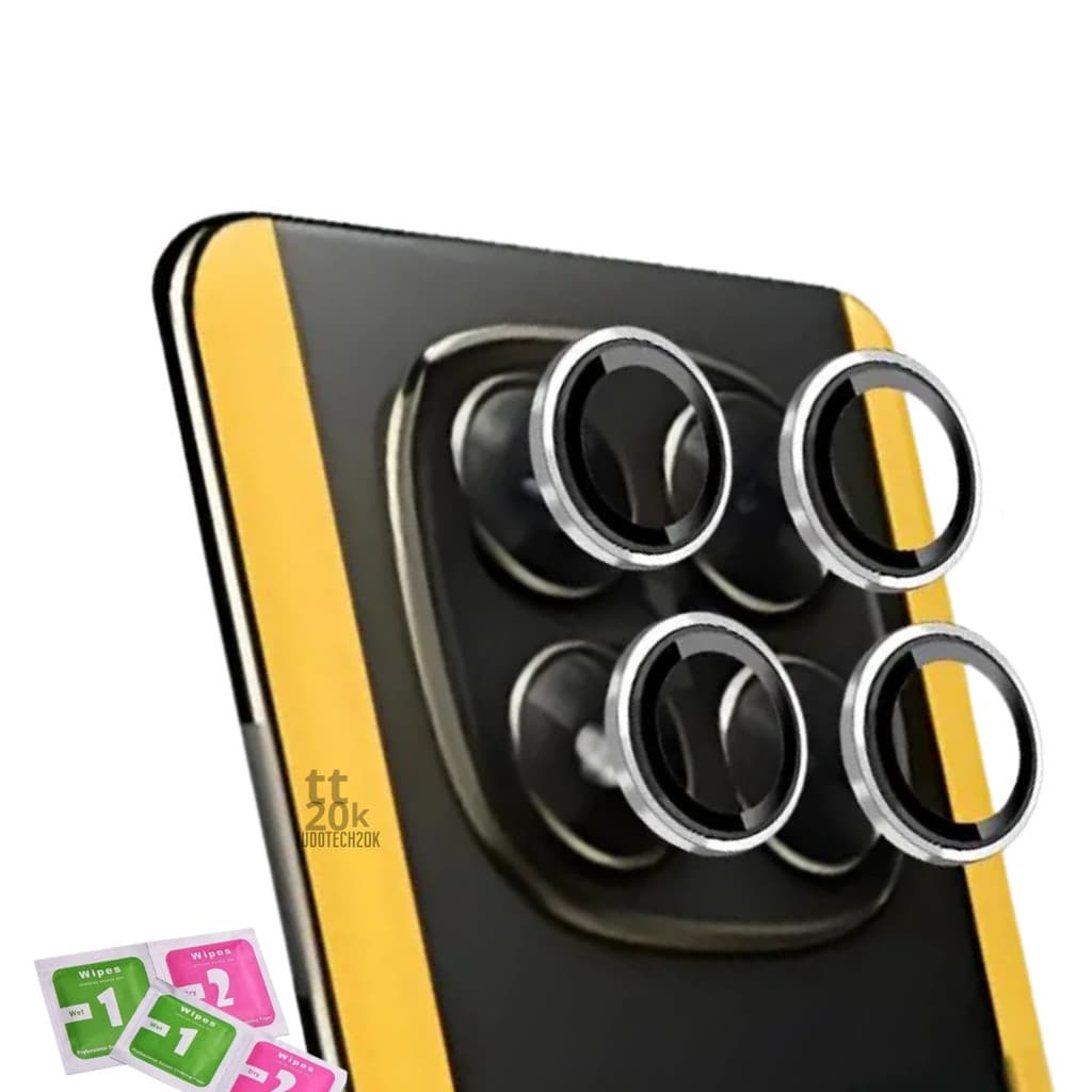 Proteção Lente Poco X7 5g Vidro Temperado Premiuim Anel Liso Câmera + Kit Aplicação