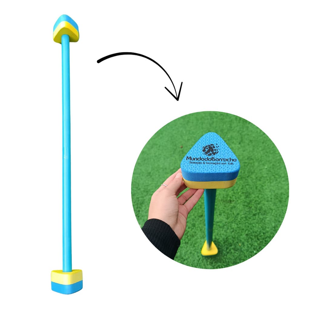 BARRA HALTERES HIDROGINASTICA DE 1A2KG EVA