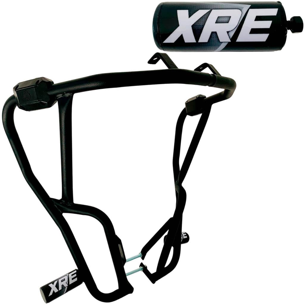 Xre 190 Modelo 2023 Protetor Carenagem Motor Tanque Preto Mata Cachorro com Pedal Slider Moto