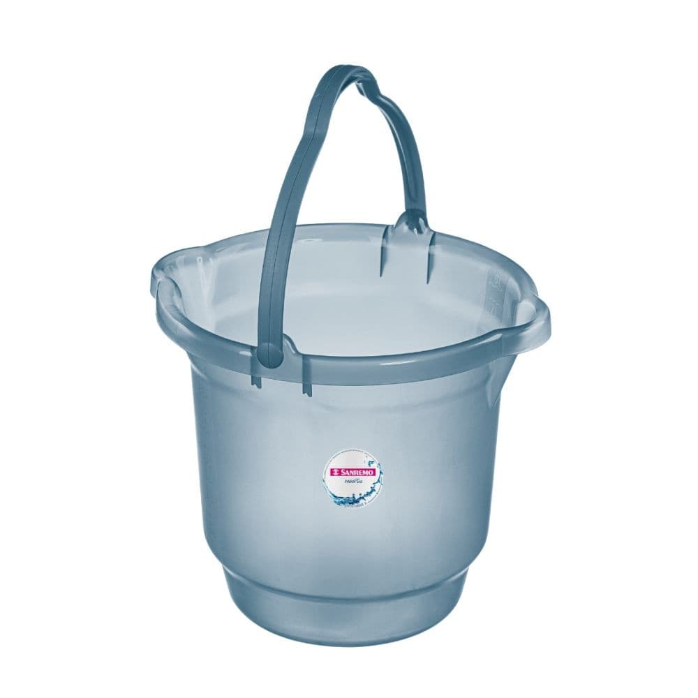 Balde 12L Sanremo Translúcido Azul