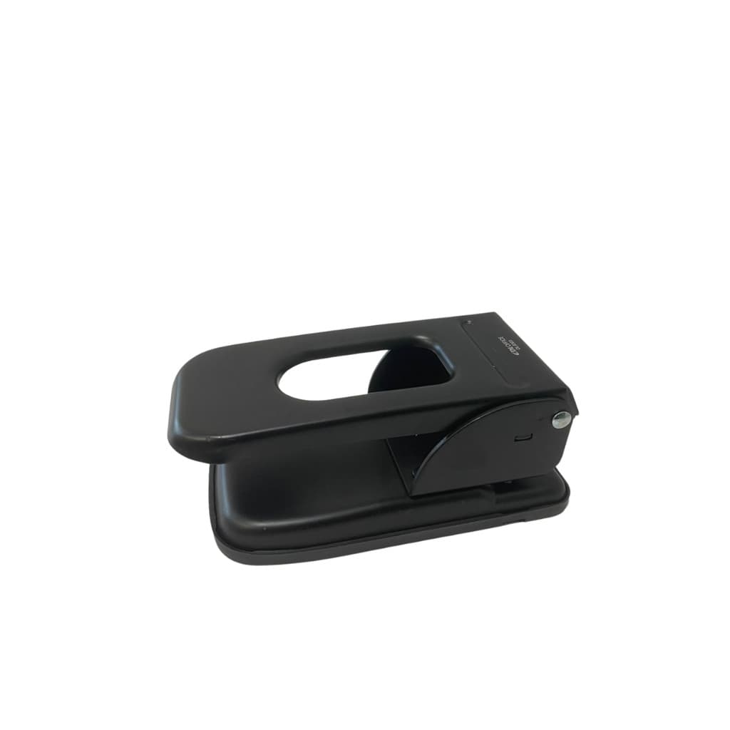 Perfurador de Papel 2 Furos 70 Folhas Preto 22X12cm