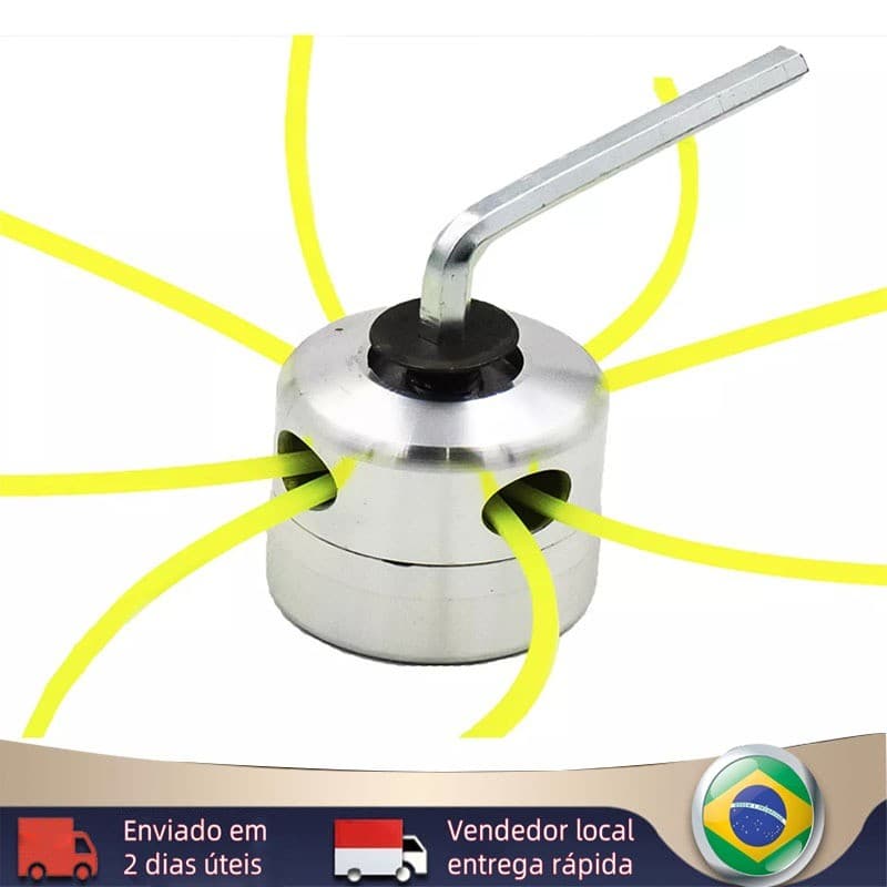 Carretel de Alumínio para Roçadeira Gasolina Encaixe