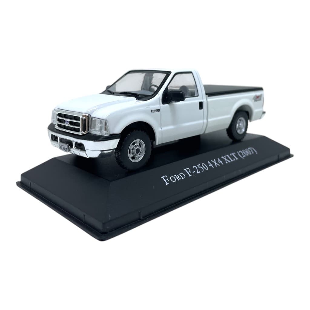 Carros Clássicos do Brasil: Ford F-250 4X4 XLT (2007) Ed 27 - Escala 1:43 - Mundo dos Colecionáveis