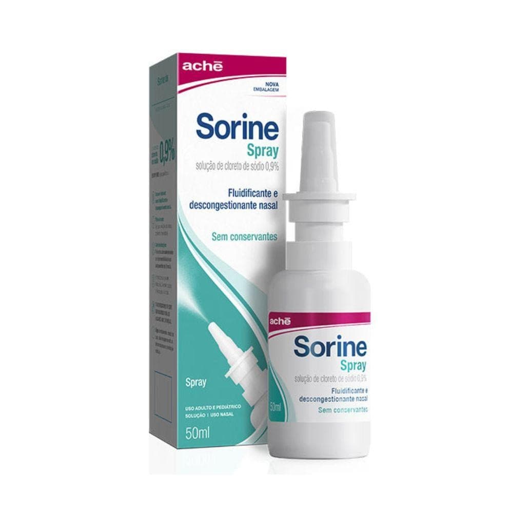 Sorine Spray Fluidificante E Descongestionante Nasal 50ml