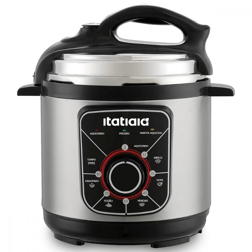 Panela de Pressão Elétrica Itatiaia Essencial 5L 900W 127V Inox