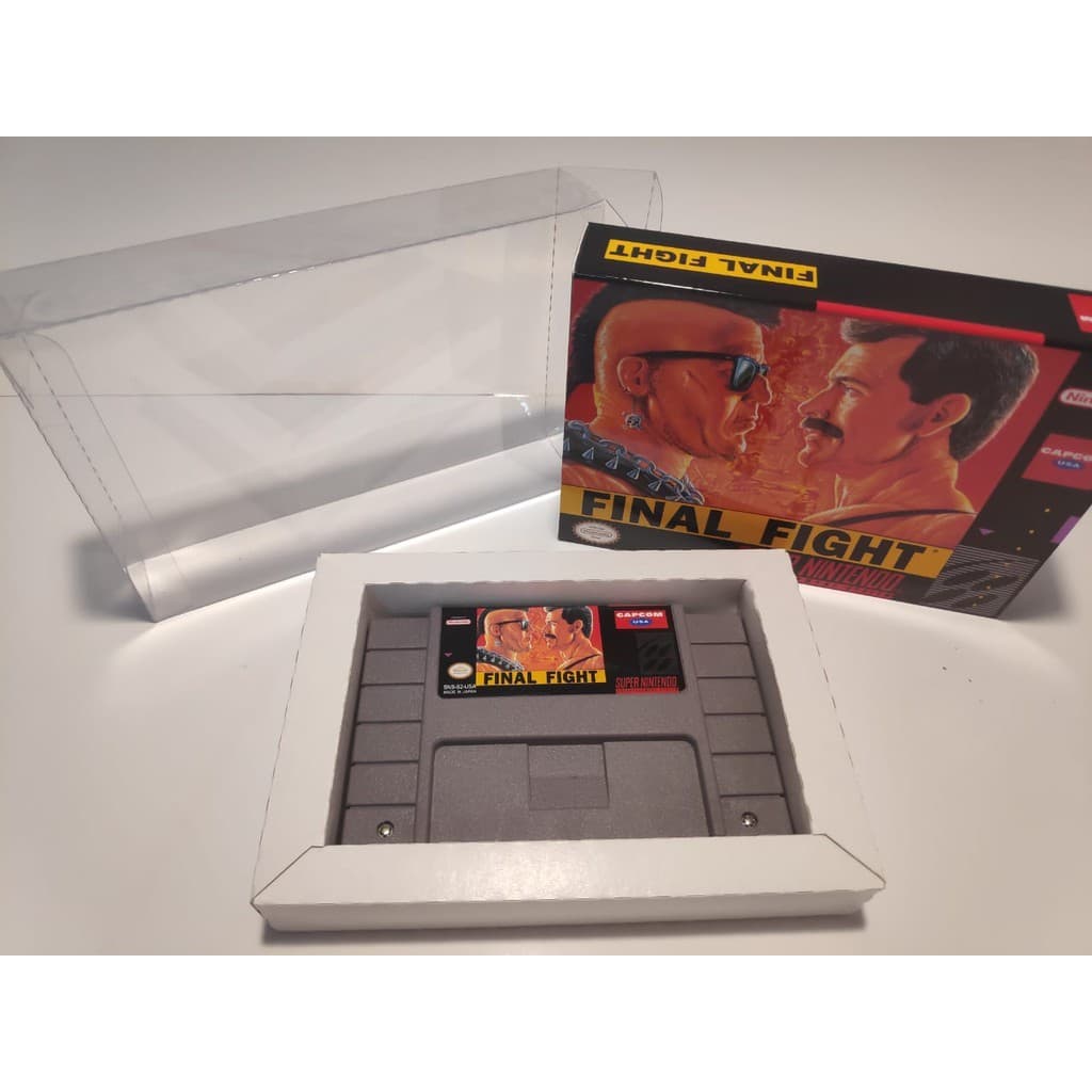 Jogo Final fight repro com caixa e protetor