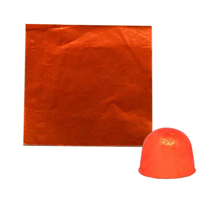 Papel Chumbo 8x7,8cm Liso Laranja com 300 Unidades  - Cromus