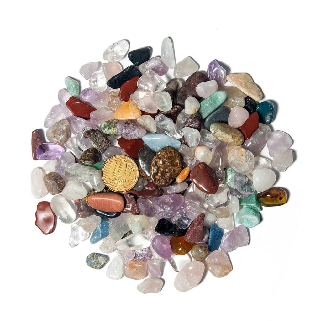 200 g Misto sortido PP Pedra Rolado Aprox 5 a 10 mm Classe B