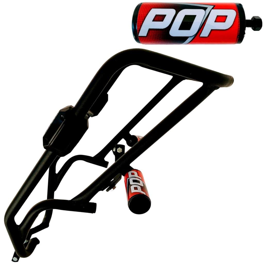 Pop 110i Modelo 2025 Protetor Carenagem Motor Tanque Vermelho Mata Cachorro com Pedal Slider Moto