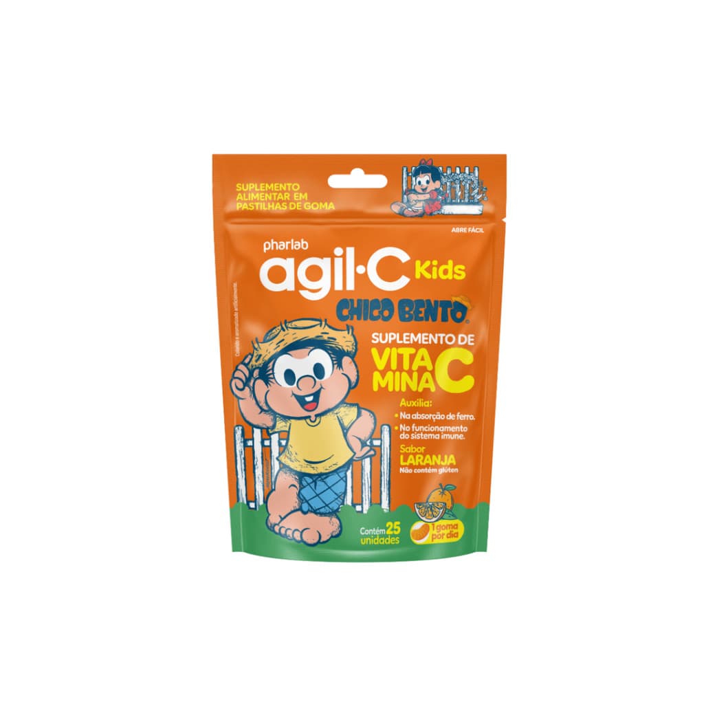 Agil-c Kids Sabor Laranja 25 Gomas
