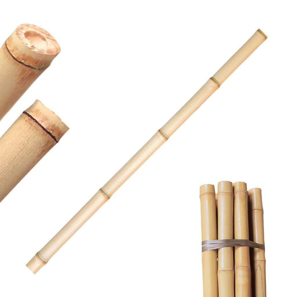 Bambu Sapecado Para Decorações Moveis Estacas de Sustentação Cercas Jardim Tutor 1 metro 1u