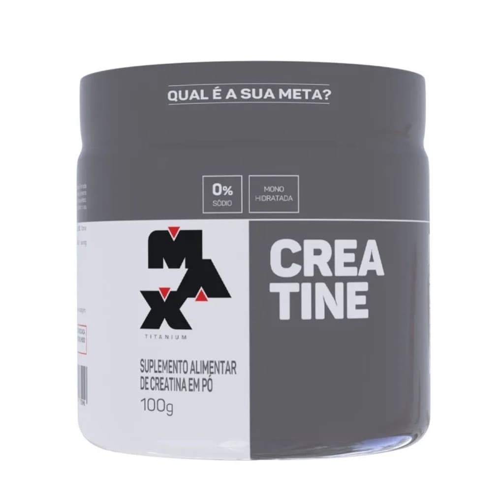 Creatina Pote 100g Max Titanium