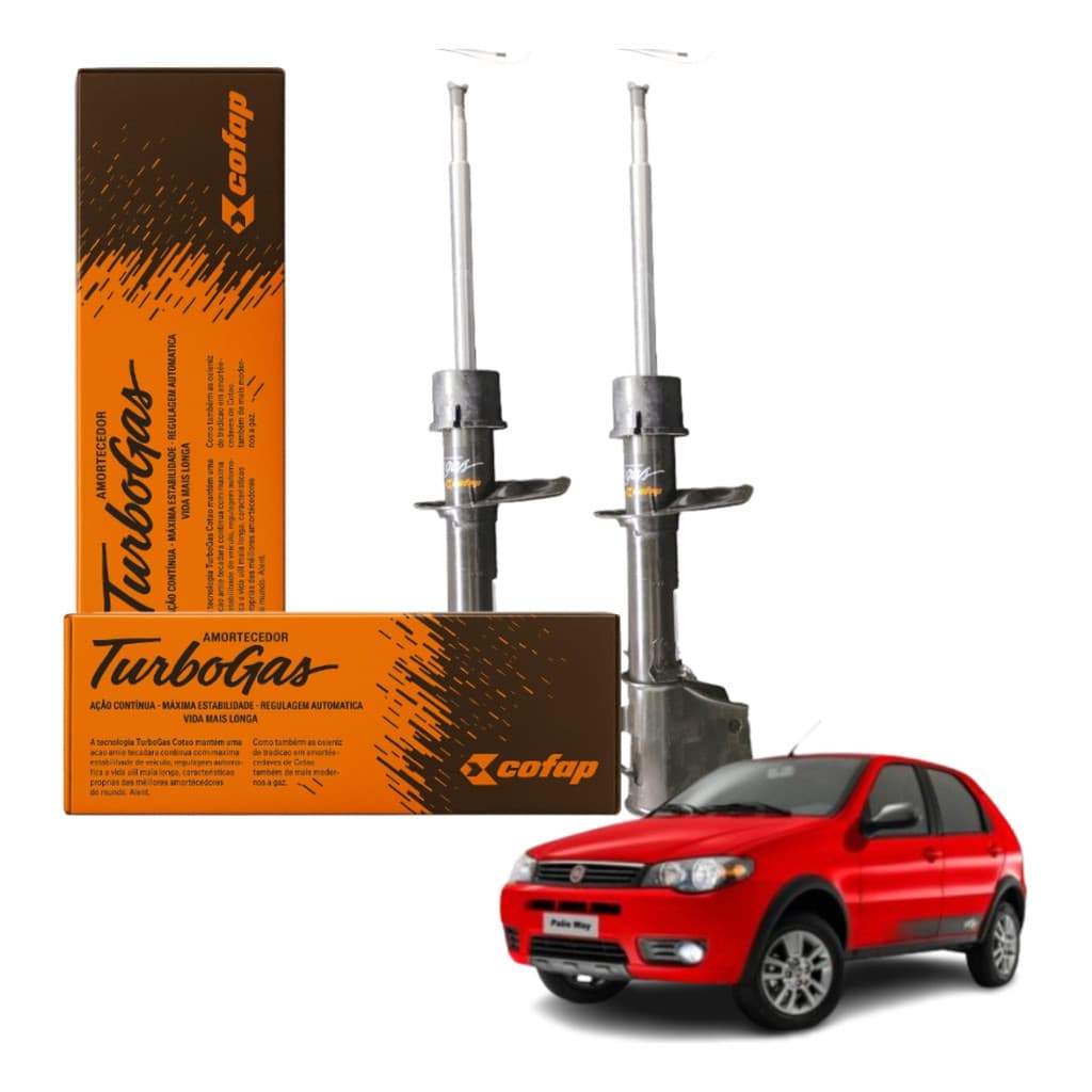 Par Amortecedor Dianteiro Strada Palio 2001 A 2015 Cofap