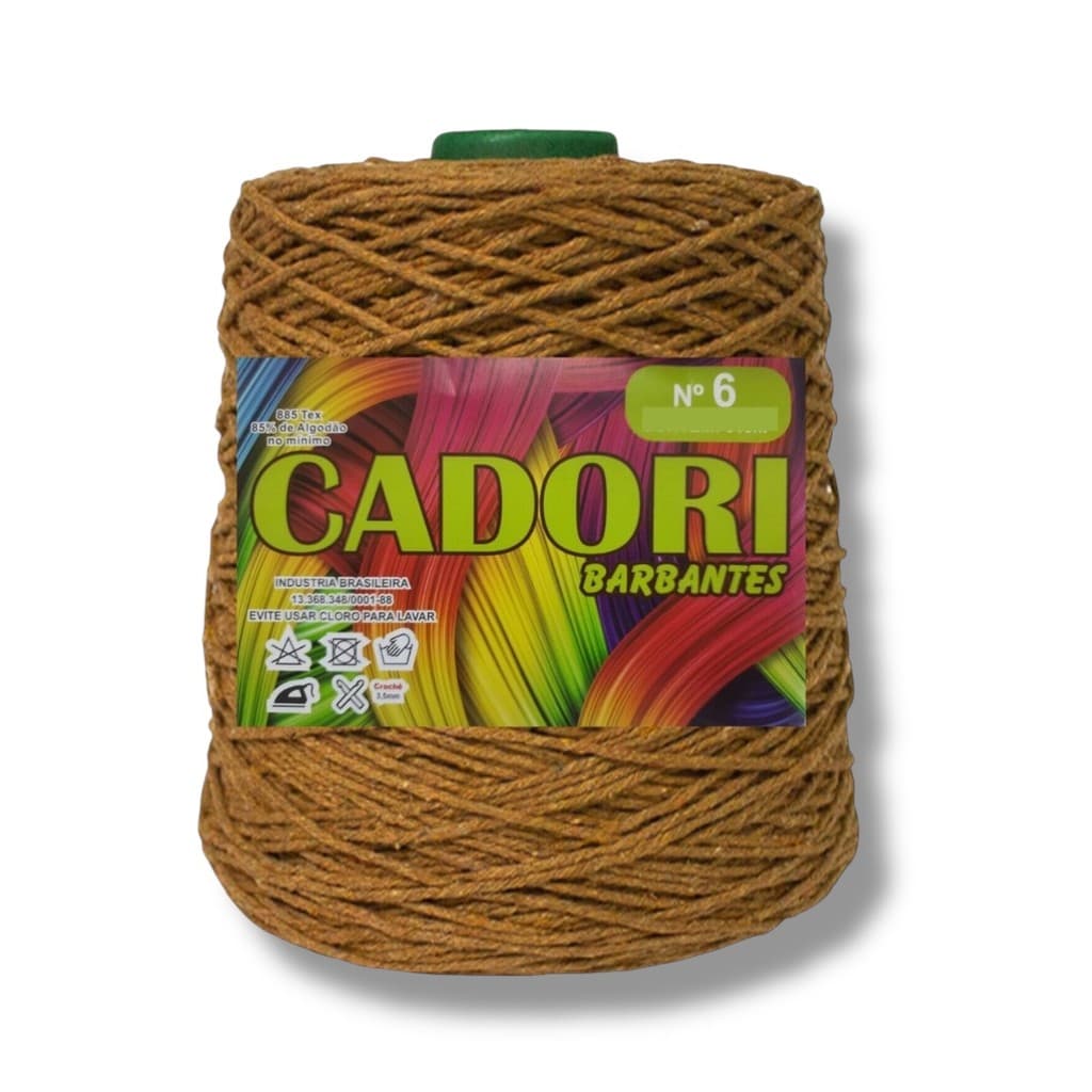Barbante Cadori 4/6 Cor Caramelo 711 - Rolo 610m