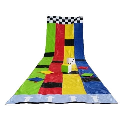 50cm x 1,40m - Plastico Tecido Bagunzito com Brilho para Forração de Brinquedos Barracas de Feira