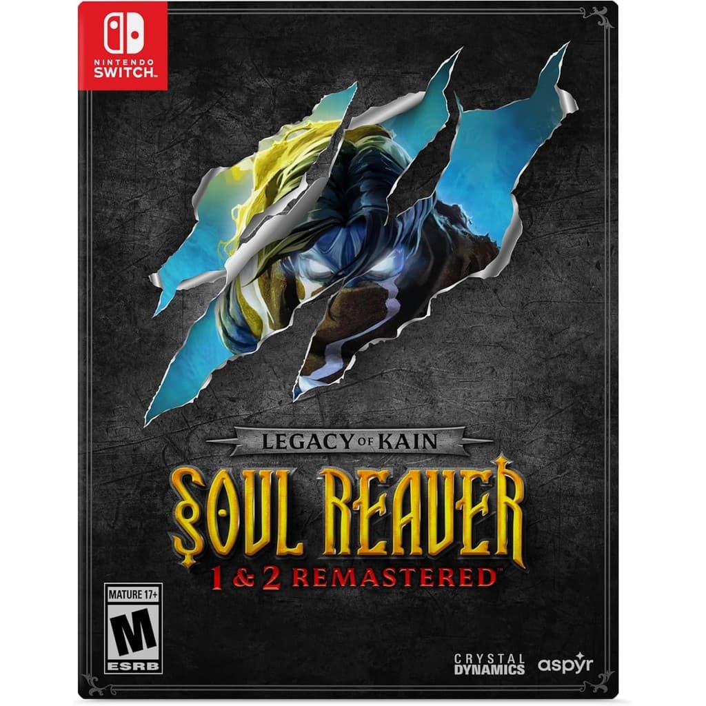 Legacy Of Kain Soul Reaver 1& 2 Remastered Deluxe Edition Switch Midia Fisica