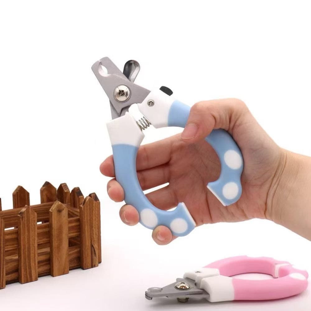 Alicate de Unha para Cães e Gatos – Trava de Segurança | Profissional e Ergonômico