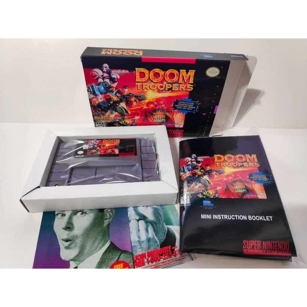 Doom troopers com caixa e mini manual/poster lacrado