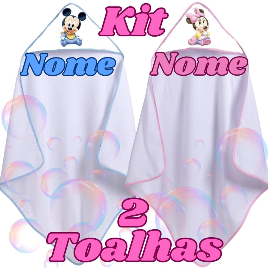 Kit Perfeito Personalizado Infantil Com Nome Varias Estampas Bebe