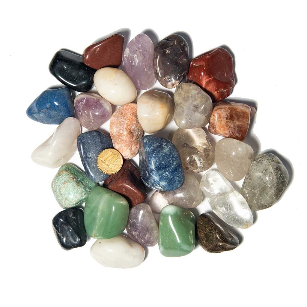 1 kg Cascalho Misto Polido G Pedras de 35 a 50 mm Classe B