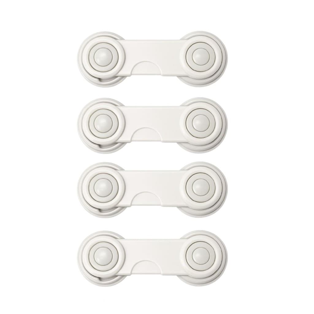 Trava de Gaveta com Adesivo 3M – Kit 4 Unid 9,5cm