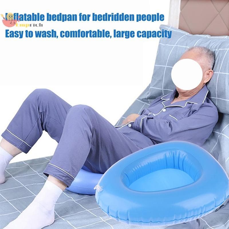 EMCH > Comadre Inflável Doméstico Portátil Respirável Cuidados Com O Paciente Idoso Anti Escara Almofada De Ar Penico No