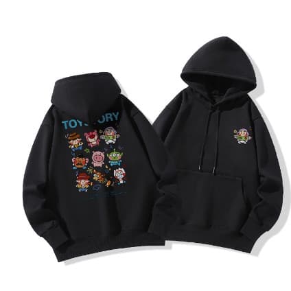 Moletom Canguru Masculino  Estampado Toy Story Stickers - Envio Imediato