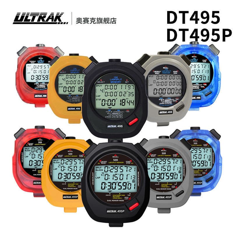 Cronômetro Esportivo Digital ULTRAK , 500Lap/Memória Dividida Temporizador De Contagem Regressiva Portátil Esportes Ao A