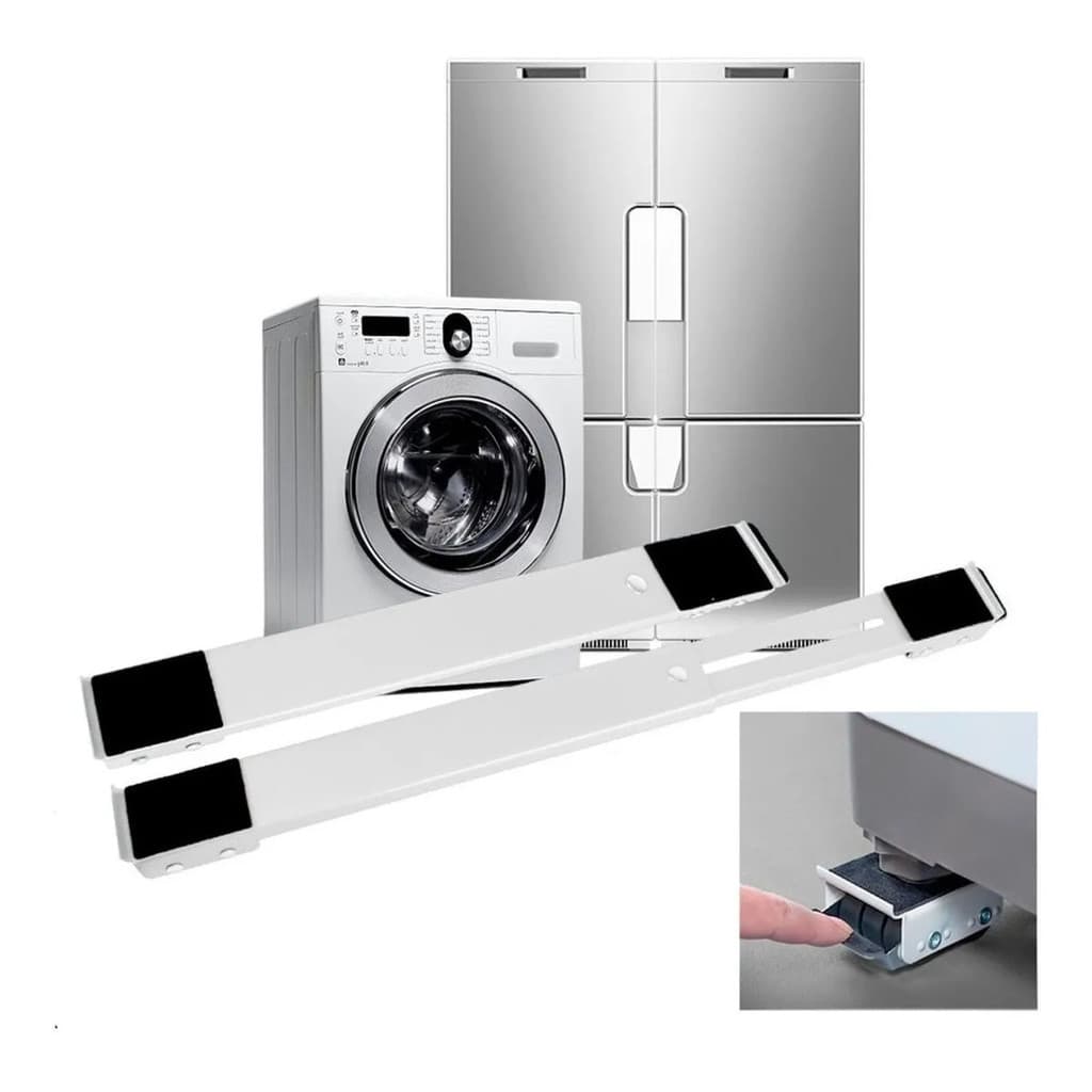 Base Com Rodas Para Transporte Mover Geladeira Frigobar