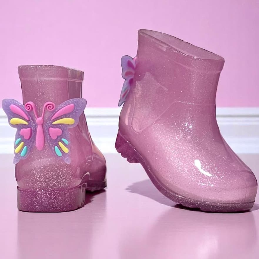 Galocha Infantil Feminina Bota de Menina Feminina Leve Antiderrapante