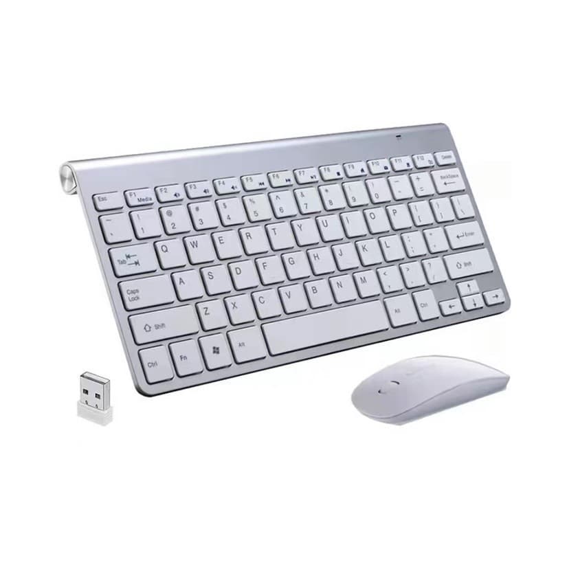 Teclado Com Mouse Adaptador Usb Sem Fio PC Keedi KD-8066