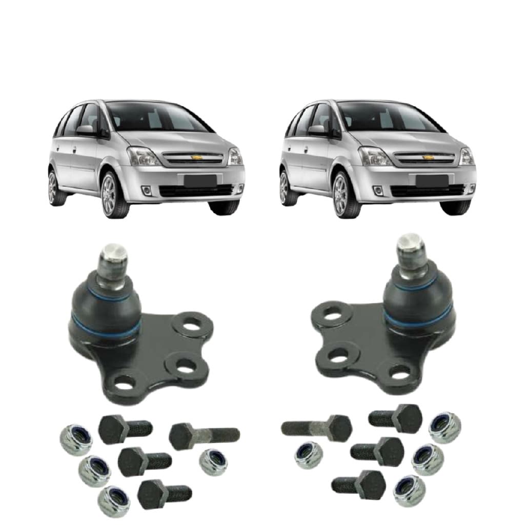 2 Pivô Suspensão Nakata Dianteiro Chevrolet Meriva Todos Os Modelos Direção Hidraulica 2003 A 2012